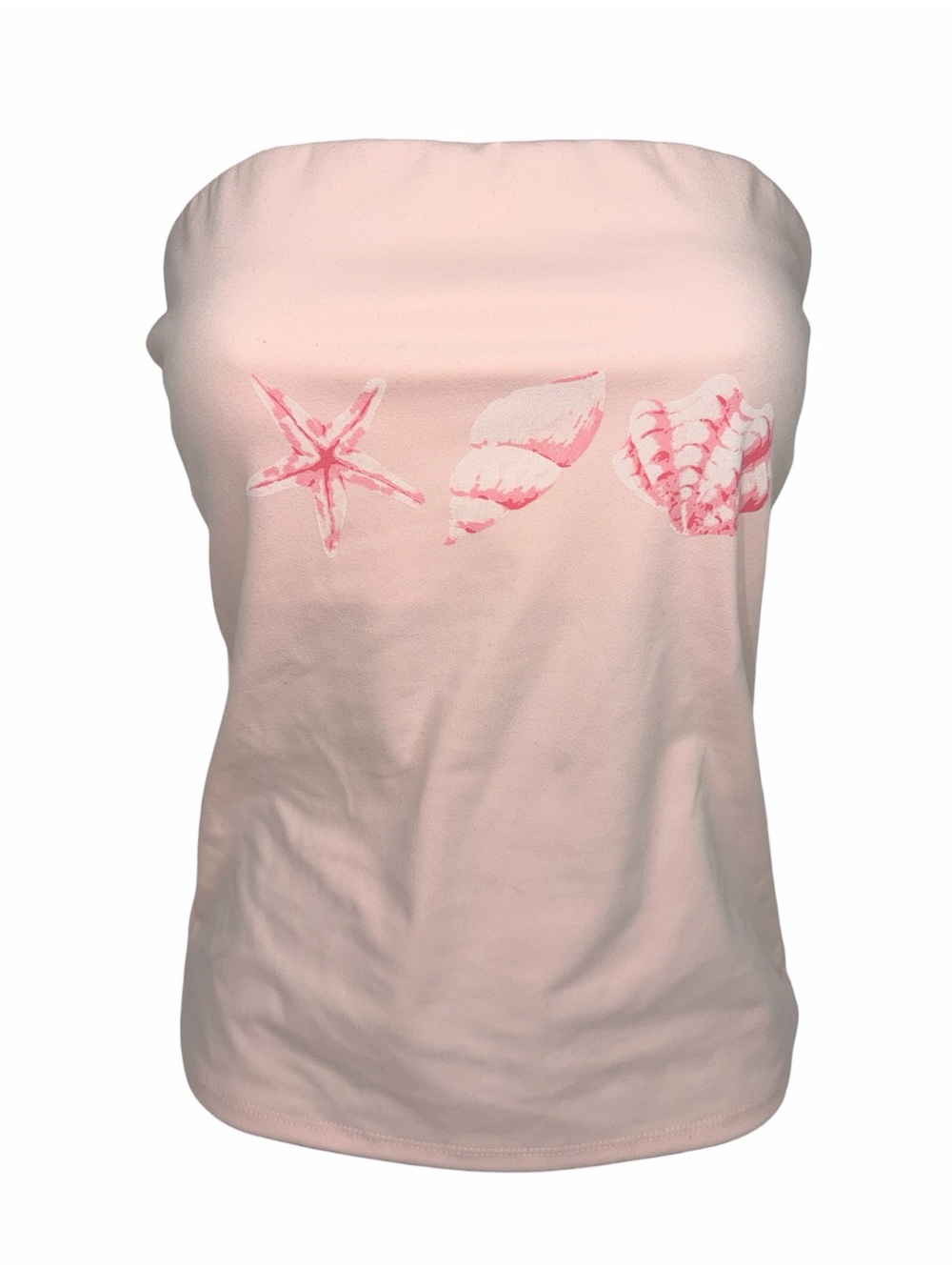 Frankee & Skylarr NWT Pink Seashell Tube Top Y2K Coastal Medium